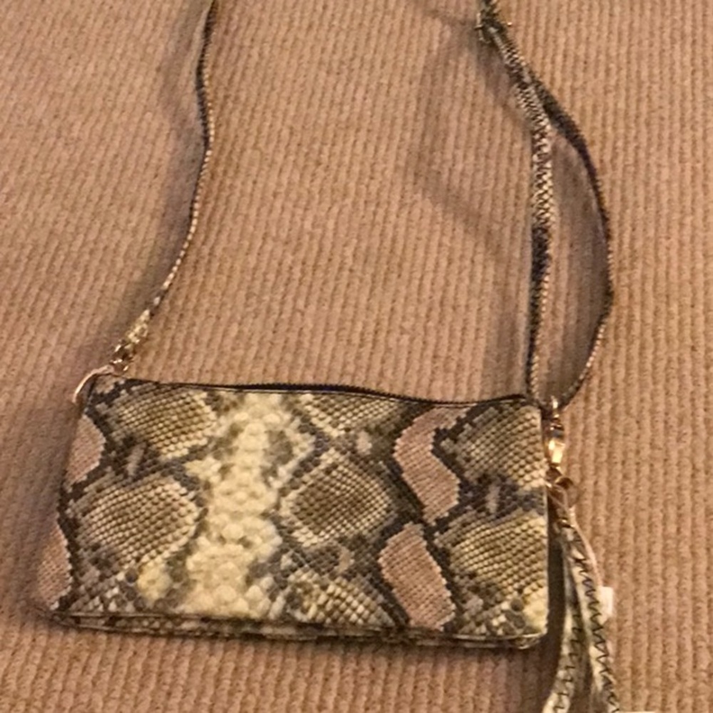 CAROLINE HILL NEW SNAKE SKIN PURSE- BRAND NEW